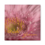 Pink Gerbera • Save the Date Magnet