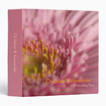 Pink Gerbera • Wedding Plans Binder