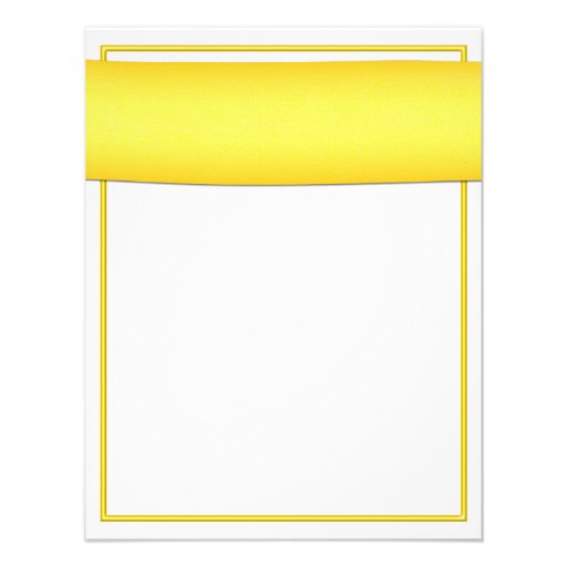 Pink Gerbera with Yellow Ribbon Response Card Personalized Invitation