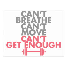 Pink "Get Enough" Postcards