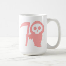 Pink Ghostface with Scythe Mug