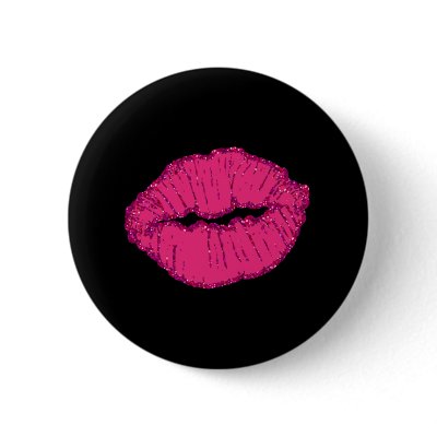pink giltter lips by littlethings