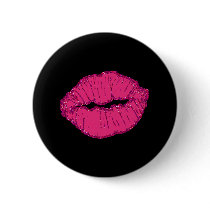 pink giltter lips buttons by littlethings pink giltter lips buttons