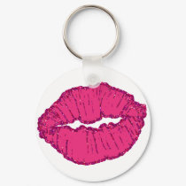 pink giltter lips keychains by littlethings pink giltter lips keychains