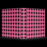 Pink Gingham 1 binders