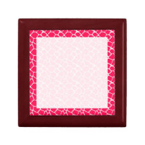 Pink Giraffe Personalized Tile Gift Box
