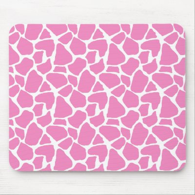 Print Checks Home on Pink Giraffe Print Mousepad From Zazzle Com