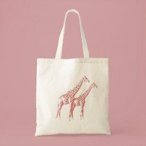 Pink Giraffe Sketch bags