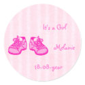 pink girl - shoes stickers