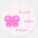 pink girl stickers