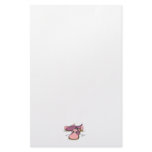 pink girly bowling shoes graphic stationery design
