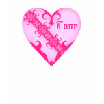 Pink girly medieval victorian romantic love heart