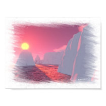 Pink Glacier posters