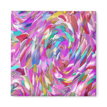 Pink Glass magnets