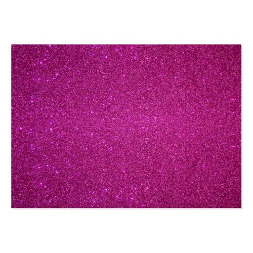 Pink glitter bling business card (back side)