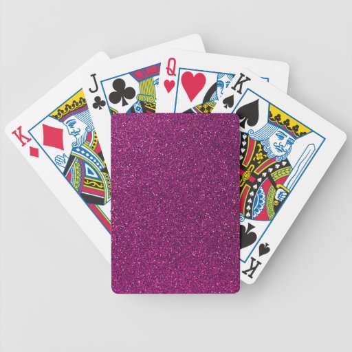 Pink Glitter Card Decks