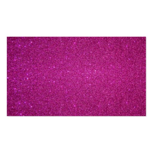 Pink glitter diamonds business cards (back side)