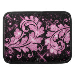Pink Glitter Floral Swirl Planner