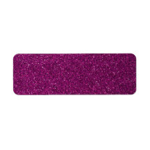 Pink Glitter Labels
