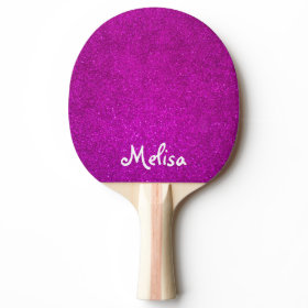 Pink glitter ping pong paddle for tabletennis girl ping pong paddle