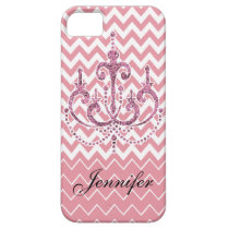 Pink Glitter Print Chandelier Pink iPhone Case casemate cases