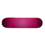 Pink Glitter Sequin Disco Glitz Comp Skateboard