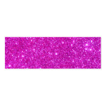 Pink Glitter Sparkle Customizable Design Business Card Template