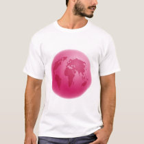 Pink Globe t-shirts