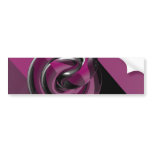 Pink & glossy bumper sticker
