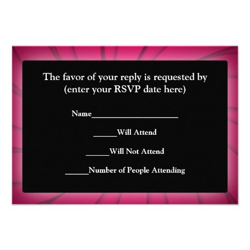 Pink Glowing Swirls and Stars Sweet 16 Invitations