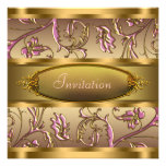 Pink Gold All Occasion Party Invitations