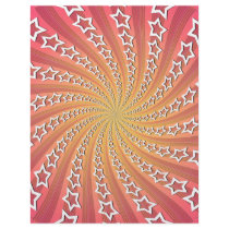 Pink & Gold Star Spiral: Flyers