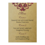 pink gold wedding menu custom announcements