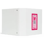 Pink Golf Logo binders