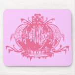 Pink Gothic Lolita Decayed Crown Mouse Pads