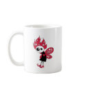 Pink Gothic Xmas Fairy mugs
