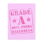Pink Grade A Prima Ballerina Post Cards
