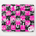 Pink Graffiti mousepads