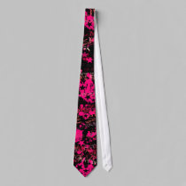 Pink Graffiti Stars ties