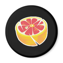 pink grapefruit magnets