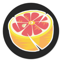 pink grapefruit stickers
