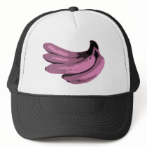 Pink Graphic Banana Hats