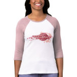 Pink Graphic Circle North Carolina T-Shirt Jersey