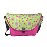 Pink & Green Dotted Dots Messenger Bag messenger bags