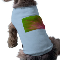 pink green leaf pet clothing