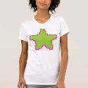 Pink+Green Pixel Star Tee t-shirts