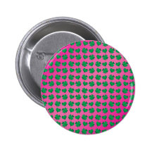 Pink green shamrocks and hearts