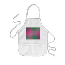 Pink green shamrocks and hearts aprons