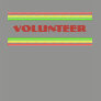 pink green yellow volunteer