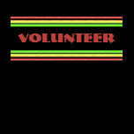 pink green yellow volunteer